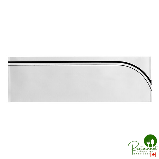Adjustable Black Stripe Disposable Overseas Cap By Prime - 1,000/Case