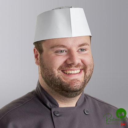 Adjustable White Disposable Overseas Cap By Prime- 1,000/Case