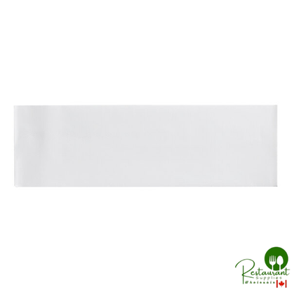Adjustable White Disposable Overseas Cap By Prime- 1,000/Case