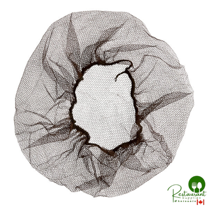 28" Black Nylon Hairnet Cap By Prime- 1,000/Case