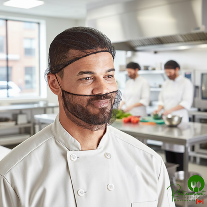 28" Black Nylon Hairnet Cap By Prime- 1,000/Case