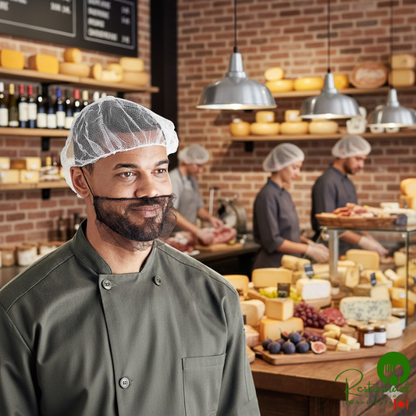 28" White Nylon Hairnet Cap By Prime- 1,000/Case