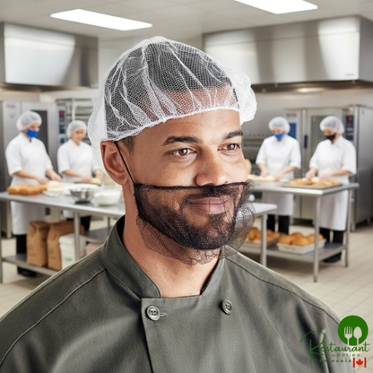 18" White Nylon Hairnet Cap By Prime- 1,000/Case