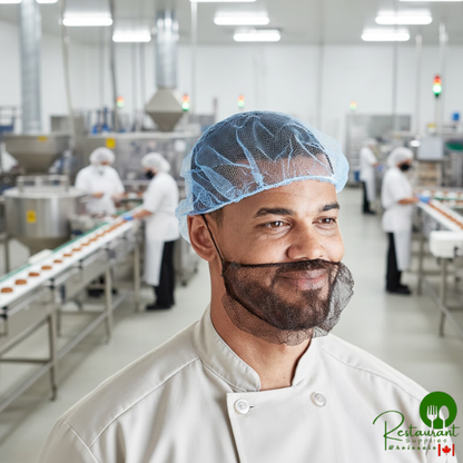 18" Blue Nylon Hairnet Cap By Prime- 1,000/Case