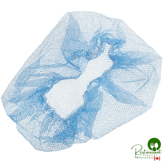 18" Blue Nylon Hairnet Cap By Prime- 1,000/Case