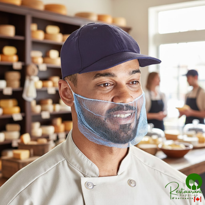 18" Blue Nylon Beard Net By Prime- 1,000/Case
