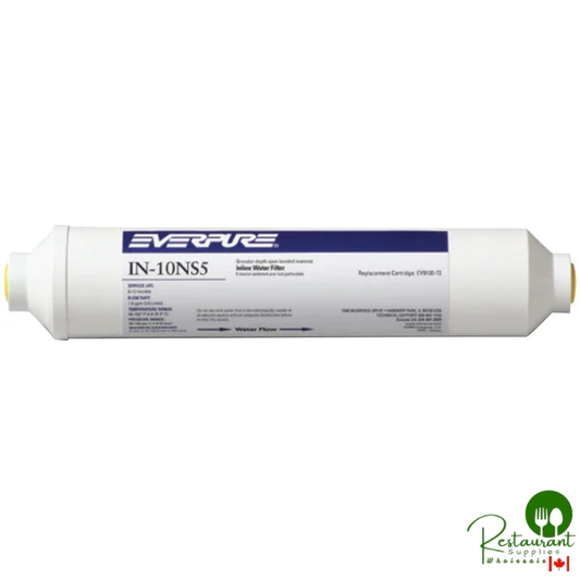 Everpure EV9100-72 IN-10 NS5 In-Line Water Filtration System - 5 Micron and .75 GPM