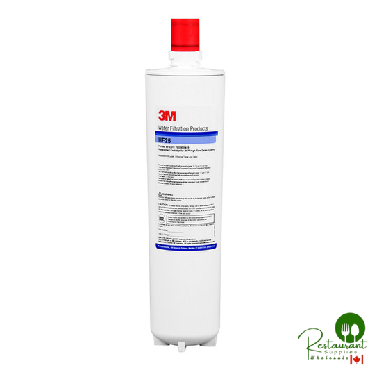 3M Water Filtration Products HF25 Sediment, Chlorine Taste and Odor Reduction Cartridge - 1 Micron and 1.5 GPM