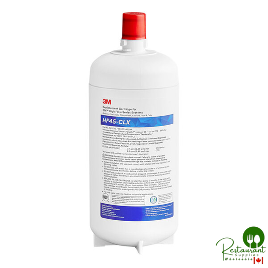 3M Water Filtration Products 5637113 High Flow Series HF45-CLX Filter Cartridge - 5 Micron Rating and 2.5 GPM
