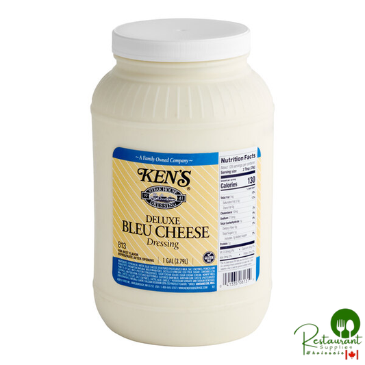 Ken's Foods 1 Gallon Deluxe Bleu Cheese Dressing