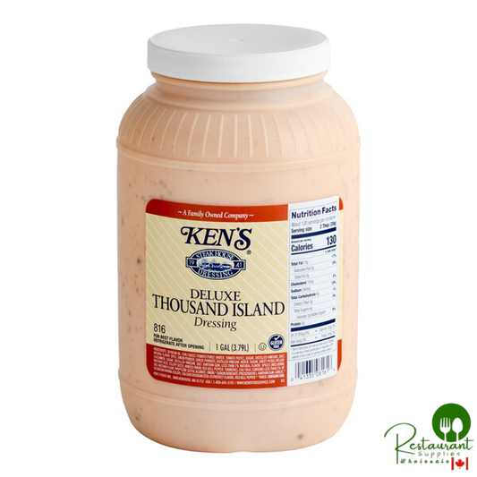 Ken's Foods 1 Gallon Deluxe Thousand Island Dressing