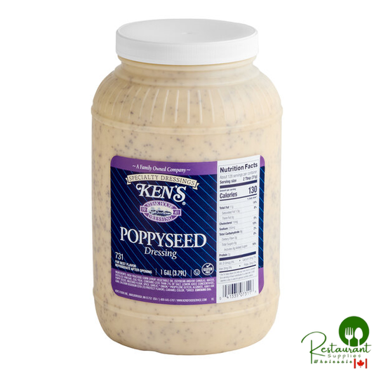 Ken's Foods 1 Gallon Poppyseed Dressing