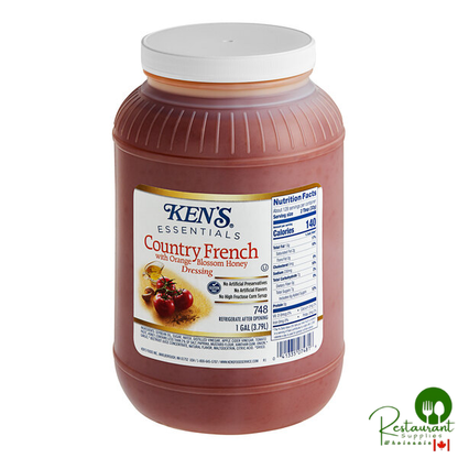 Ken's Foods Country French with Orange Blossom Honey Dressing 1 Gallon