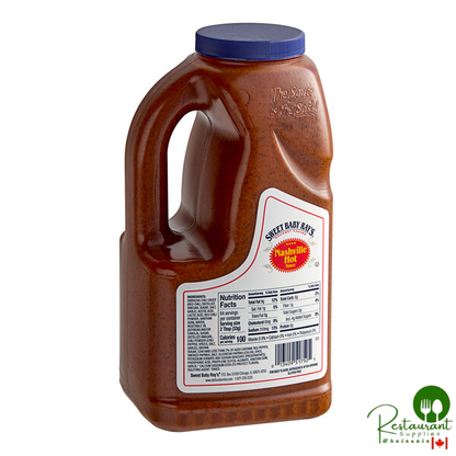 Sweet Baby Ray's Nashville Hot Sauce 0.5 Gallon - 4/Case