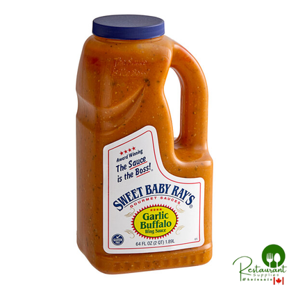 Sweet Baby Ray's Garlic Buffalo Wing Sauce 0.5 Gallon - 4/Case