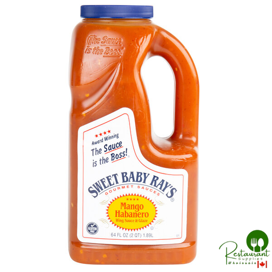 Sweet Baby Ray's 0.5 Gallon Mango Habanero Wing Sauce and Glaze - 4/Case