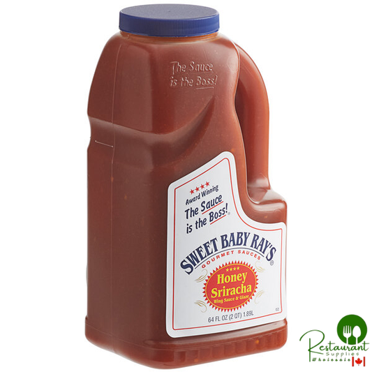 Sweet Baby Ray's 0.5 Gallon Honey Sriracha Wing Sauce and Glaze - 4/Case
