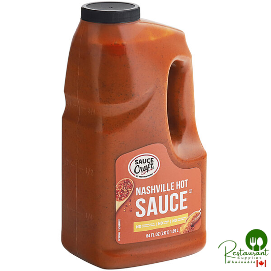 Sauce Craft Nashville Hot Sauce 0.5 Gallon - 4/Case