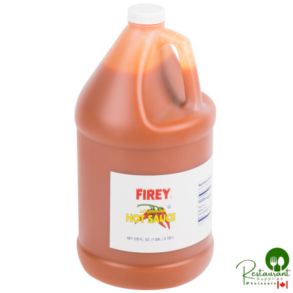 Firey 1 Gallon Louisiana Style Hot Sauce - 4/Case