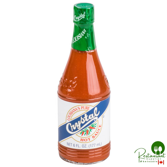 Crystal 6 fl. oz. Hot Sauce - 24/Case