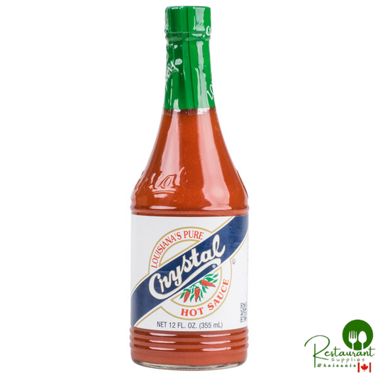 Crystal 12 fl. oz. Hot Sauce - 12/Case
