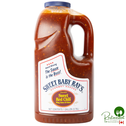 Sweet Baby Ray's 1 Gallon Sweet Red Chili Pepper Wing Sauce and Glaze