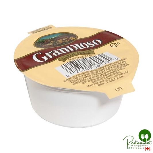 Grandioso Garlic Sauce Dipping Cup 1.25 oz. - 128/Case
