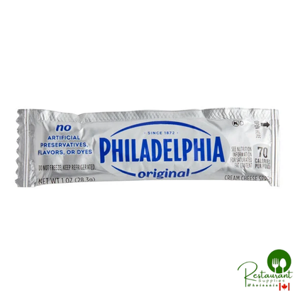 Philadelphia 1 oz. Original Plain Cream Cheese Portion Packet - 100/Case