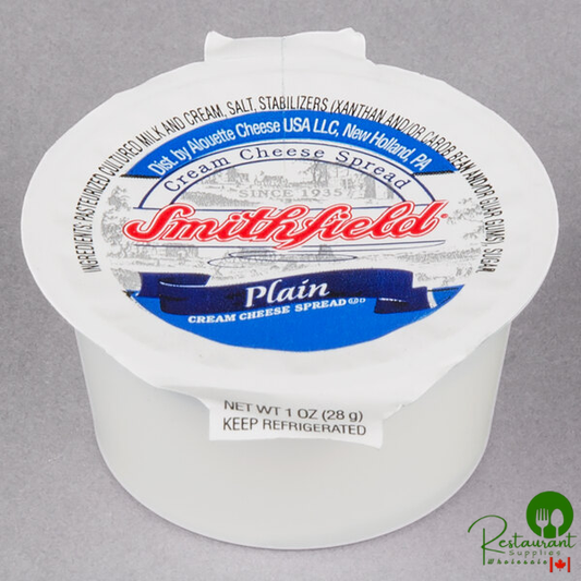 Smithfield 1 oz. Cream Cheese Spread Portion Cups - 100/Case