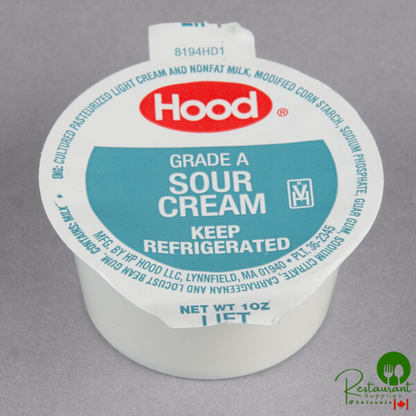 Hood 1 oz. Grade A Sour Cream Portion Cup - 100/Case
