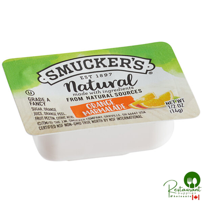 Smucker's Natural Orange Marmalade .5 oz. Portion Cup - 200/Case