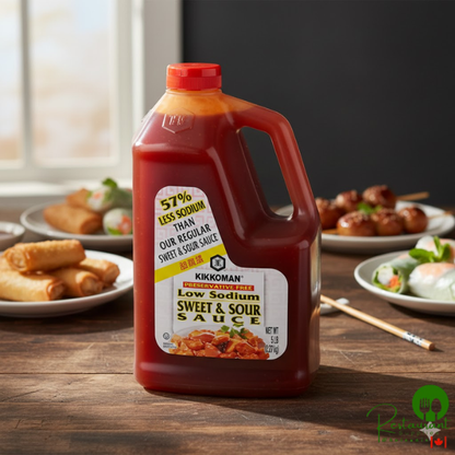 Kikkoman 5 lb. Less Sodium Preservative Free Sweet and Sour Sauce - 6/Case