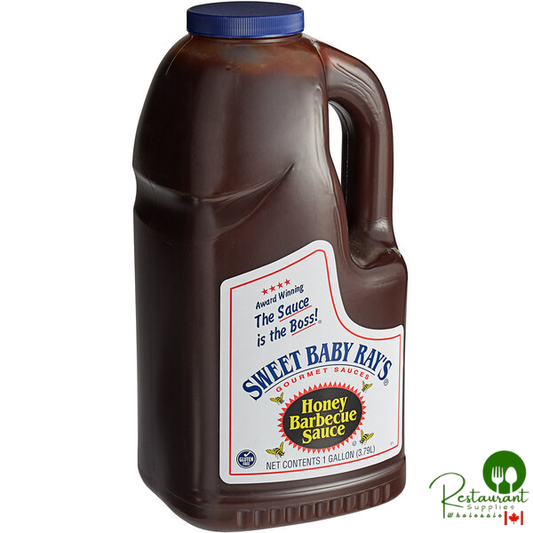 Sweet Baby Ray's 1 Gallon Honey BBQ Sauce - 4/Case
