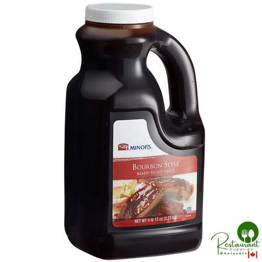 Minor's 0.5 Gallon Bourbon Style Sauce - 4/Case