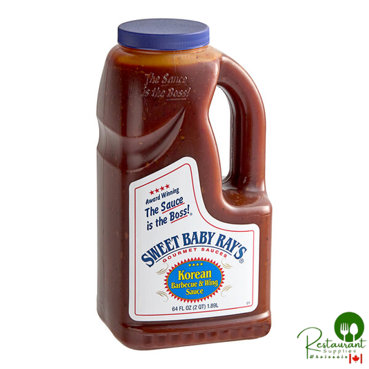 Sweet Baby Ray's Korean Barbecue and Wing Sauce 0.5 Gallon - 4/Case