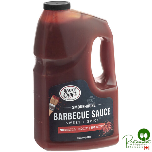 Sauce Craft Sweet and Spicy BBQ Sauce 1 Gallon - 4/Case