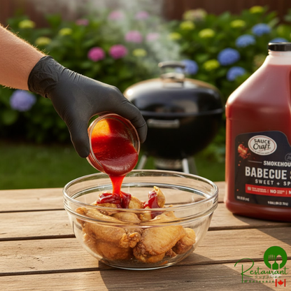 Sauce Craft Sweet and Spicy BBQ Sauce 1 Gallon - 4/Case