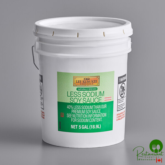 Lee Kum Kee Less Sodium Soy Sauce 5 Gallon
