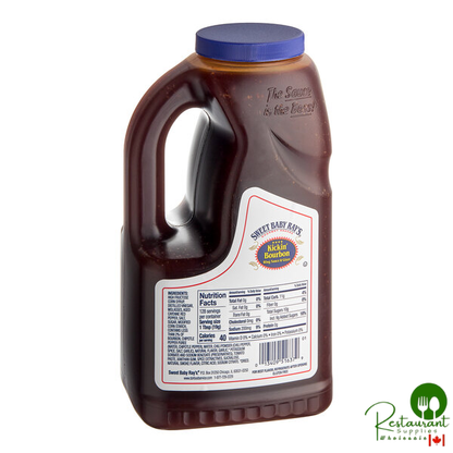 Sweet Baby Ray's Kickin' Bourbon Wing Sauce 0.5 Gallon - 4/Case
