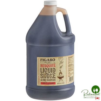 Figaro 1 Gallon Mesquite Liquid Smoke and Marinade - 4/Case