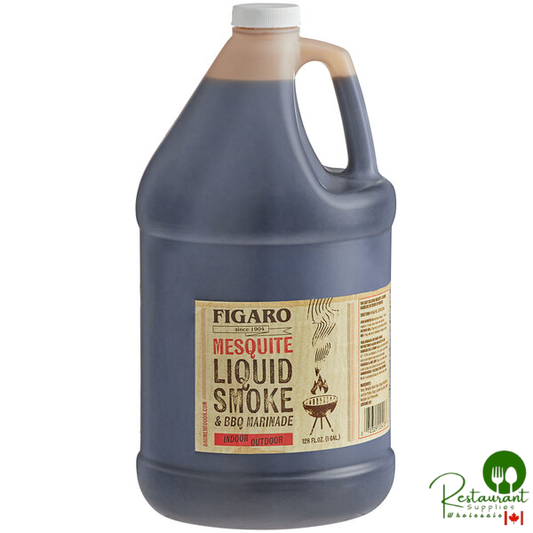 Figaro 1 Gallon Mesquite Liquid Smoke and Marinade - 4/Case