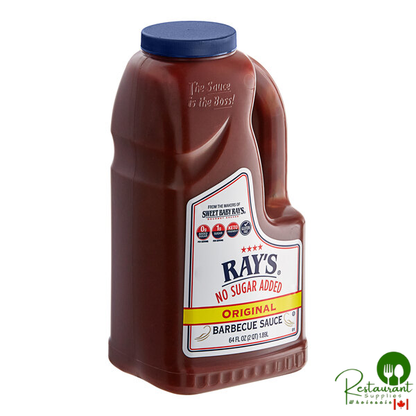 Ray's No Sugar Added Barbecue Sauce 0.5 Gallon - 4/Case