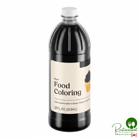 Black Food Coloring 32 fl. oz. By Prime - 12/Case
