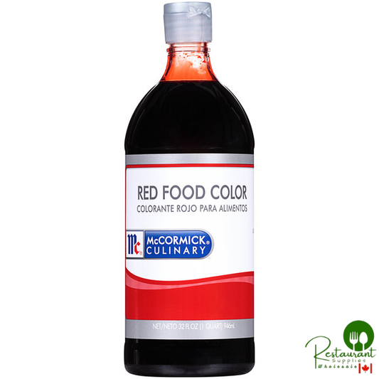 McCormick Culinary 32 fl. oz. Red Food Color - 6/Case