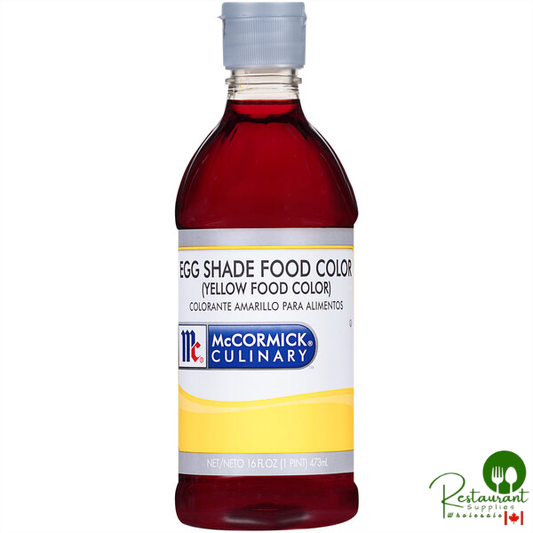 McCormick Culinary 16 fl. oz. Egg Yellow Food Color - 6/Case