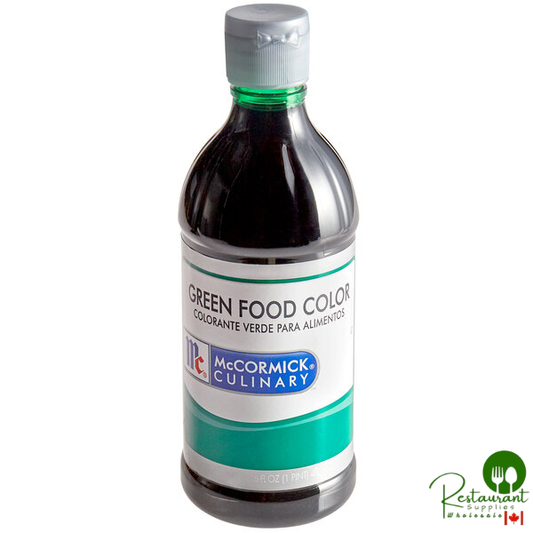 McCormick Culinary 16 fl. oz. Green Food Color - 6/Case