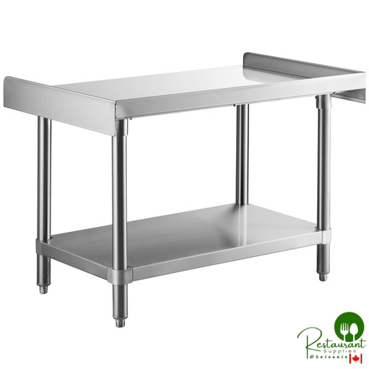 24" x 36" 16-Gauge Stainless Steel Equipment Stand With Undershelf By Prime