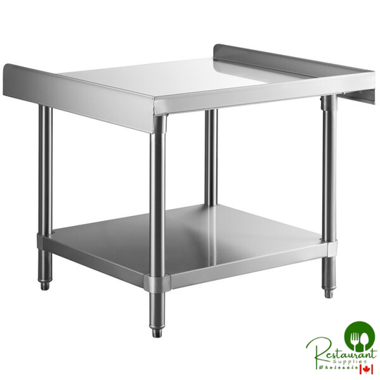 30" x 30" 16-Gauge Stainless Steel Equipment Stand with Undershelf By Prime