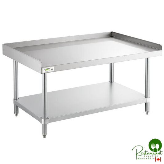 30" x 48" 16-Gauge Stainless Steel Equipment Stand with Undershelf By Prime
