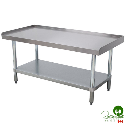Advance Tabco EG-LG-242 24" x 24" Stainless Steel Equipment Stand with Galvanized Undershelf